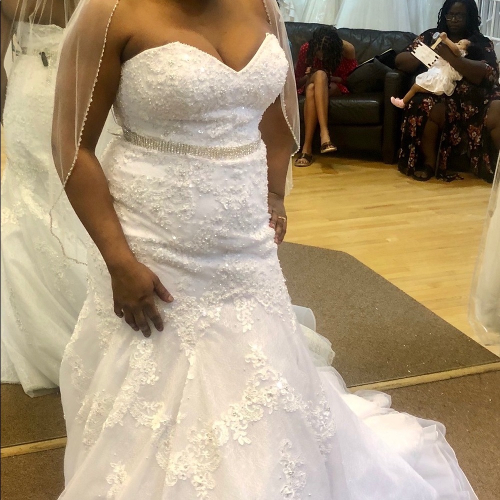 White wedding dress